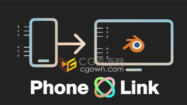 Blender插件Phone Link v1.0.1手机链接实时控制对象运动数据
