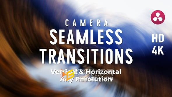 达芬奇模板40种无缝视频转场效果Camera Seamless Transitions