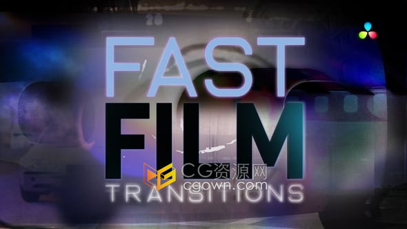 Davinci Resolve达芬奇模板7种转场效果Fast Film Transitions