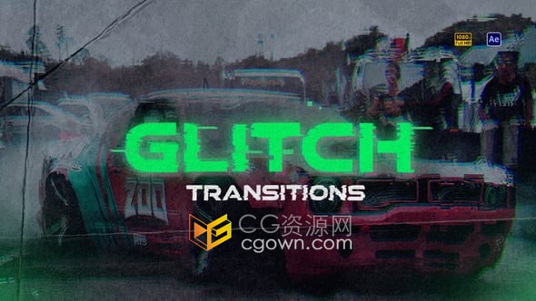 快节奏RGB分裂失真故障效果视频转场AE模板Glitch Transitions-CG资源网 快节奏RGB分裂失真故障效果视频转场AE模板Glitch Transitions