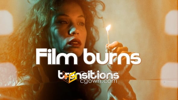50种转场效果PR模板Film Burns Transitions
