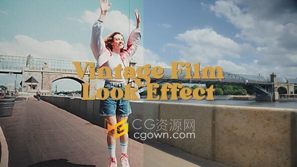 80、90 年代复古录像带效果AE模板Vintage Film Look Effect-CG资源网 80、90 年代复古录像带效果AE模板Vintage Film Look Effect