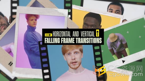 照片拼贴叠加转场过渡动画支持宽屏与竖屏-PR模板-CG资源网 照片拼贴叠加转场过渡动画支持宽屏与竖屏-PR模板