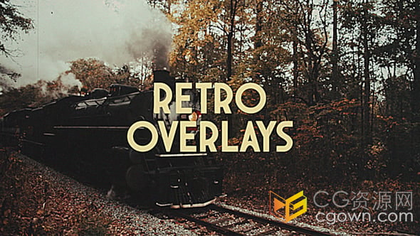 80年代怀旧风老电影效果叠加-AE模板下载