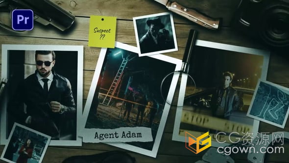 電影臥底特工隱秘氛圍線索貫穿敘事宣傳介紹視頻-PR模板
