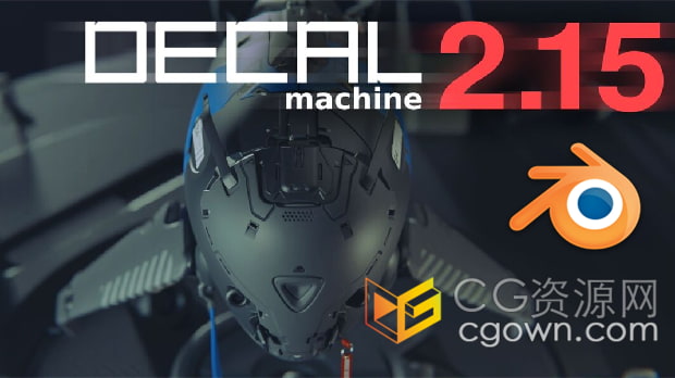 Blender插件DECALmachine v2.15自动化硬表面纹理建模工具-CG资源网 Blender插件DECALmachine v2.15自动化硬表面纹理建模工具