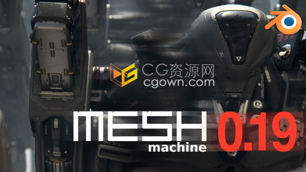 Blender插件MESHmachine v0.19.1网格建模工具-CG资源网 Blender插件MESHmachine v0.19.1网格建模工具