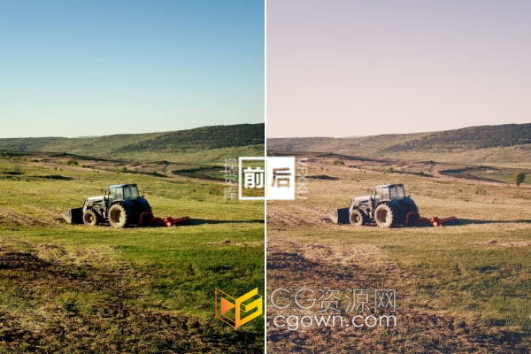 20种大草原牧场风景调色LUTs预设