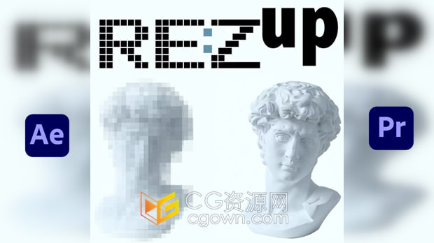 AE/PR插件REZup V2.0.1提高视频分辨率无损放大晰画质增强-CG资源网 AE/PR插件REZup V2.0.1提高视频分辨率无损放大晰画质增强