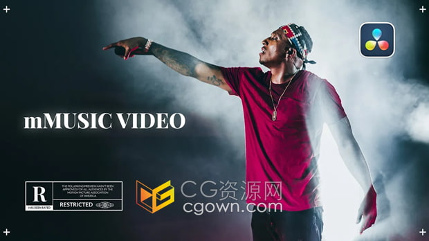 達(dá)芬奇插件音樂(lè)MV宣傳短視頻標(biāo)題轉(zhuǎn)場(chǎng)特效動(dòng)畫(huà)預(yù)設(shè)mMusic Video