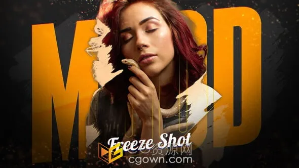 动感十足充满活力现代时尚人物介绍定格动画视频-AE模板