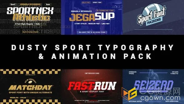 体育动画宣传健身健身短片介绍文字标题动画视频AE模板Dusty Sport Typography-CG资源网 体育动画宣传健身健身短片介绍文字标题动画视频AE模板Dusty Sport Typography