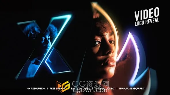 4K分辨率LOGO演绎视频片头动画-AE与PR模板