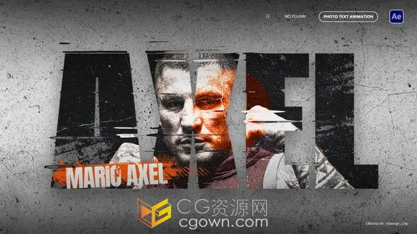 AE模板-创意视频设计时尚现代排版嵌入式照片文字动画片头展示-CG资源网 AE模板-创意视频设计时尚现代排版嵌入式照片文字动画片头展示