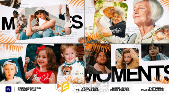 美好回忆照片幻灯片视频相册动画-PR模板-CG资源网 美好回忆照片幻灯片视频相册动画-PR模板