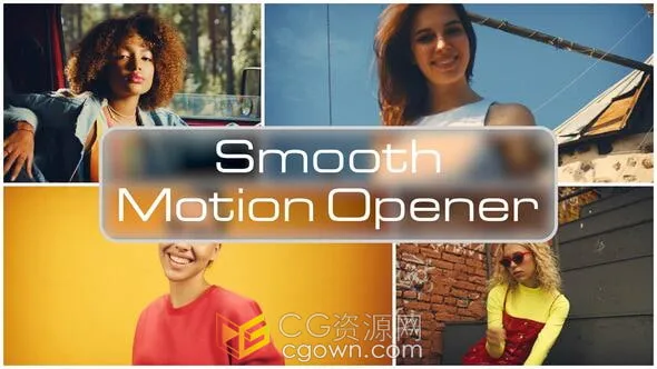 AE模板免费下载创意多屏照片视频开场社交媒体时尚vlog