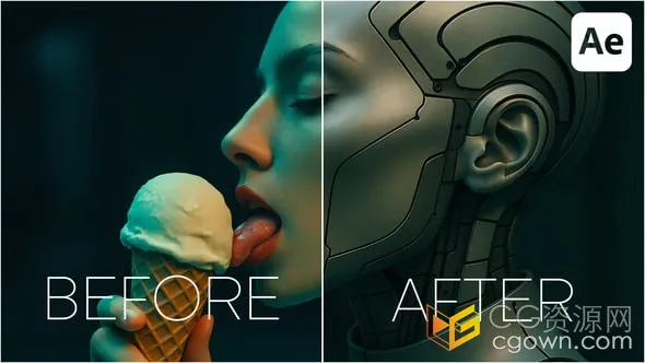 AE模板-前后对比模板工具包适合整形美容护肤化妆前后照片PS比较-CG资源网 AE模板-前后对比模板工具包适合整形美容护肤化妆前后照片PS比较