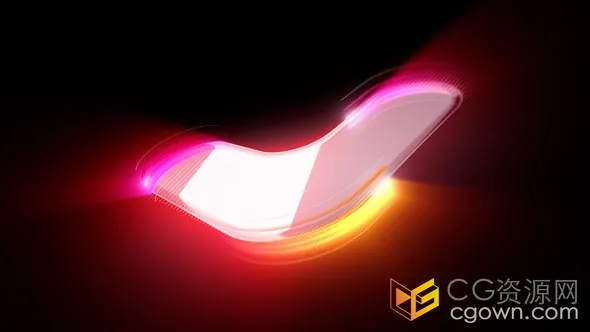 AE模板-抽象光效动画演绎闪亮优雅LOGO片头