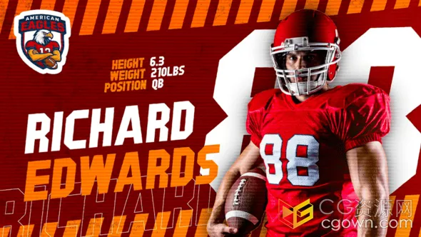 AE模板-运动员介绍球员对决PK体育运动赛事预告-CG资源网 AE模板-运动员介绍球员对决PK体育运动赛事预告