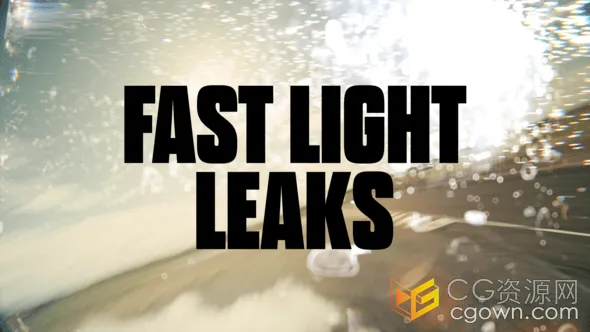 15種快速漏光動畫視頻轉(zhuǎn)場特效-PR模板