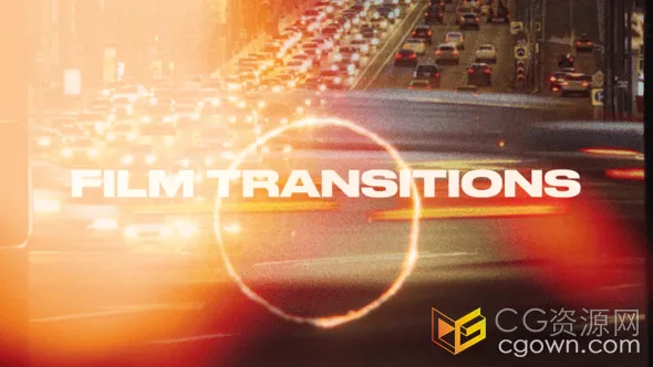 复古胶片老化胶卷扫描划痕纹理漏光效果35种电影转场-AE模板