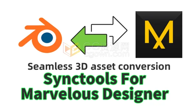 Blender插件桥接同步MD模型Synctools For Marvelous Designer V2.1.3