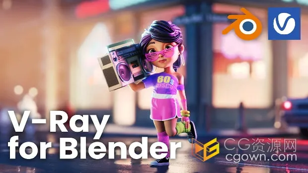 Blender Vray渲染器插件V-Ray 7.10.01 for Blender 4.2-4.5版本