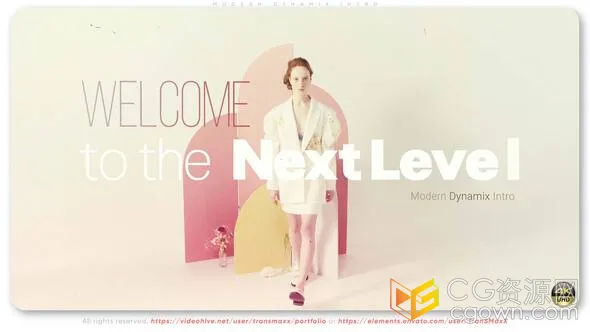 都市时尚大标题快节奏多屏宣传片制作-AE视频模板