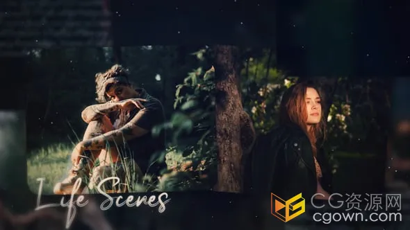 AE模板制作照片幻灯片动画视频相册