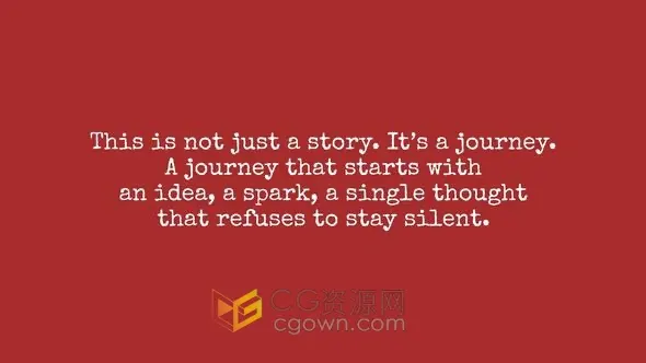 制作打字效果文字标题动画AE模板