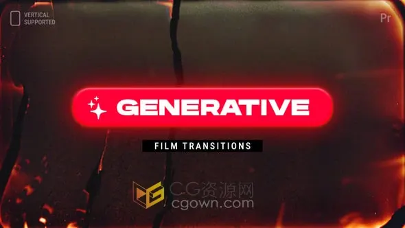 18个预制好胶片叠加漏光效果视频转场动画-PR模板