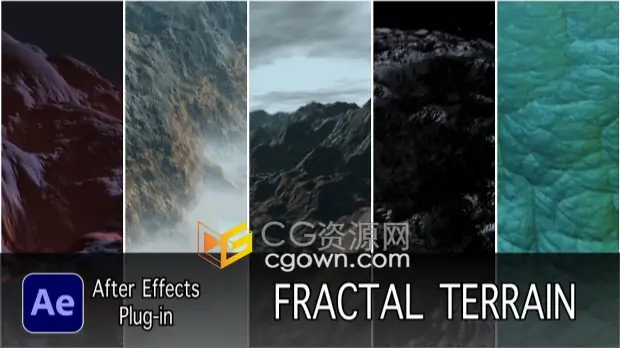 AE插件Fractal Terrain v1.0.1 Win/Mac版生成3D地形景观+视频教程-CG资源网 AE插件Fractal Terrain v1.0.1 Win/Mac版生成3D地形景观+视频教程