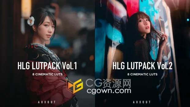 日系小清新风格VLOG旅拍视频调色预设合集HLG LUTs PACK