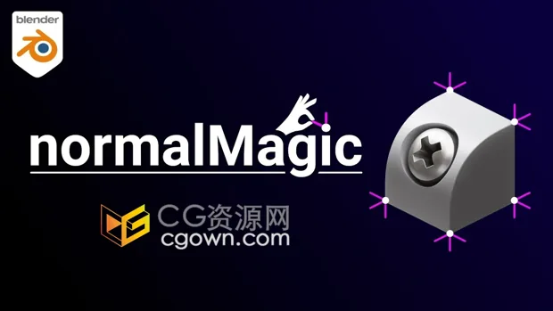 Blender插件Normal Magic v1.0.1模型法线高级控制工具