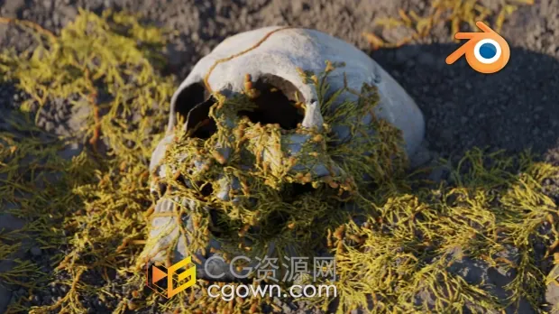 Blender插件Procedural Fungus Growth V1.0程序化真菌生长资产预设-CG资源网 Blender插件Procedural Fungus Growth V1.0程序化真菌生长资产预设