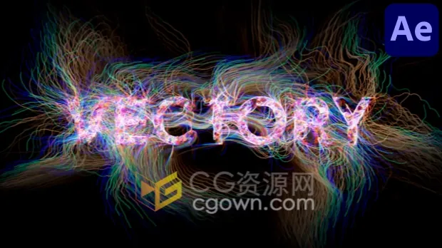 AE插件Vectory v1.0图像转换为动态线条粒子动画-CG资源网 AE插件Vectory v1.0图像转换为动态线条粒子动画