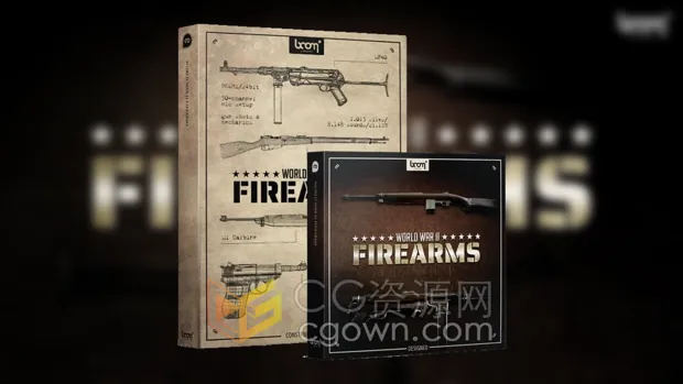 音效素材-二战枪支无损音效狙击步枪霰弹枪冲锋枪手枪配乐