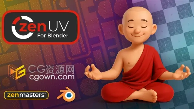 Zen Uv V5.2.0 Blender 5.0插件模型快速创建UV工具