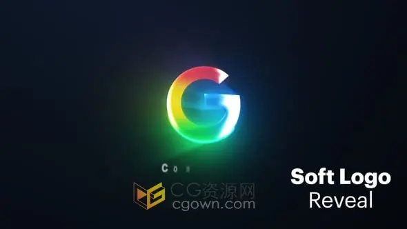 发光轨迹活力电子品牌科技标志logo动画-AE模板