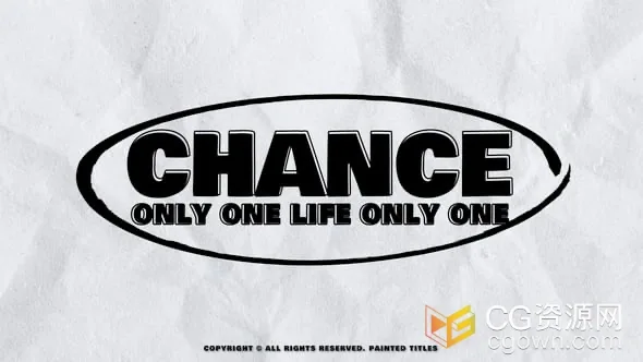 创意文字12个彩绘标题描边文本动画免费下载AE模板