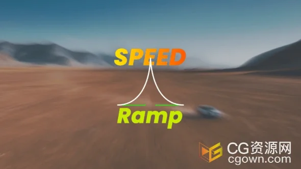 创意视频剪辑缩放效果快慢变速动态过渡-AE模板