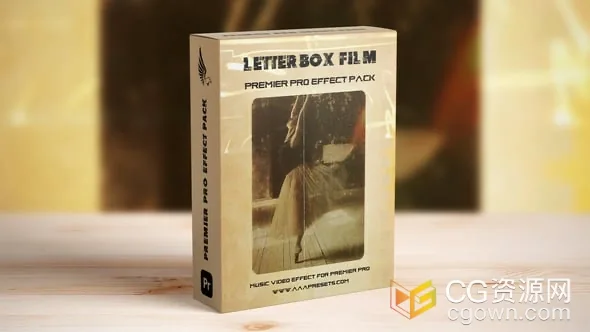 一键复古色彩分级真实的胶片颗粒和电影边框胶片帧效果-PR模板