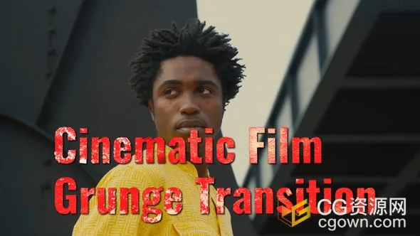6种蒙太奇效果漏光过渡电影邋遢风格摇滚转场-AE模板