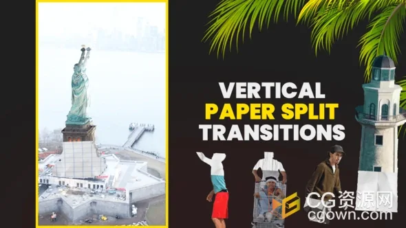 剪贴簿设计艺术拼贴动画纸张分割过渡-AE模板-CG资源网 剪贴簿设计艺术拼贴动画纸张分割过渡-AE模板