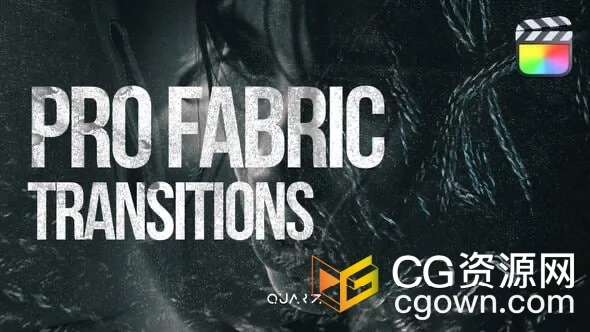 20种织物纹理叠加动画视频转场效果FCPX插件Fabric Transitions