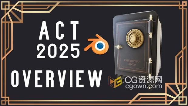 Blender插件Act – Game Asset Creation Toolset 2025.2游戏资产创建工具集