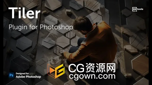 PS拼贴无缝贴图纹理插件BBTools Tiler 5.1.1 For Photoshop