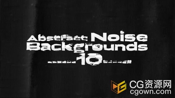 抽象噪点动态背景动画视频效果-AE模板-CG资源网 抽象噪点动态背景动画视频效果-AE模板