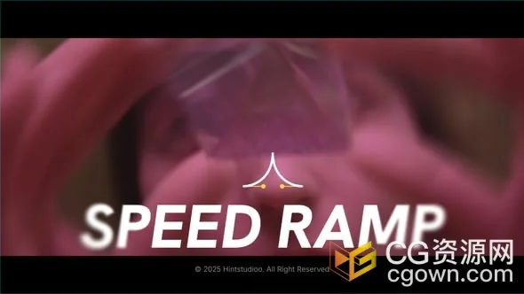 Speed Ramp AE模板视频速度控制变速特效效果