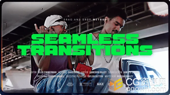 快速切换无缝过渡转场特效AE模板下载